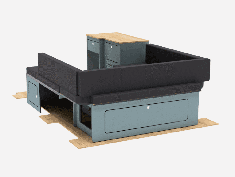 VW T5/6/6.1 U-Shape Bed System SWB - Image 2