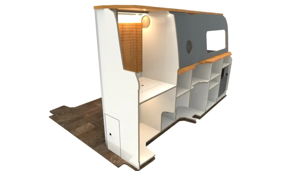 SWB VW T7 LS V1 Side Units - Image 4