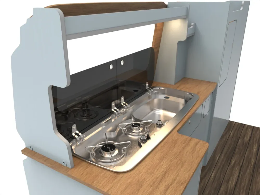 SWB VW T7 SK V2 Side Units - Image 3