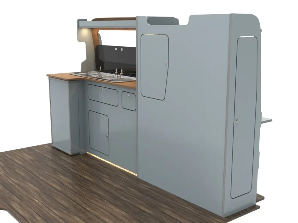 SWB VW T7 SK V2 Side Units - Image 2