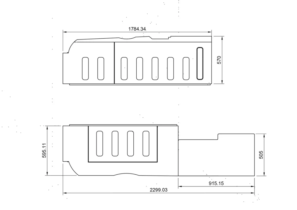 VW T5/6/6.1 U-Shape Bed System SWB Model 2 - Image 4