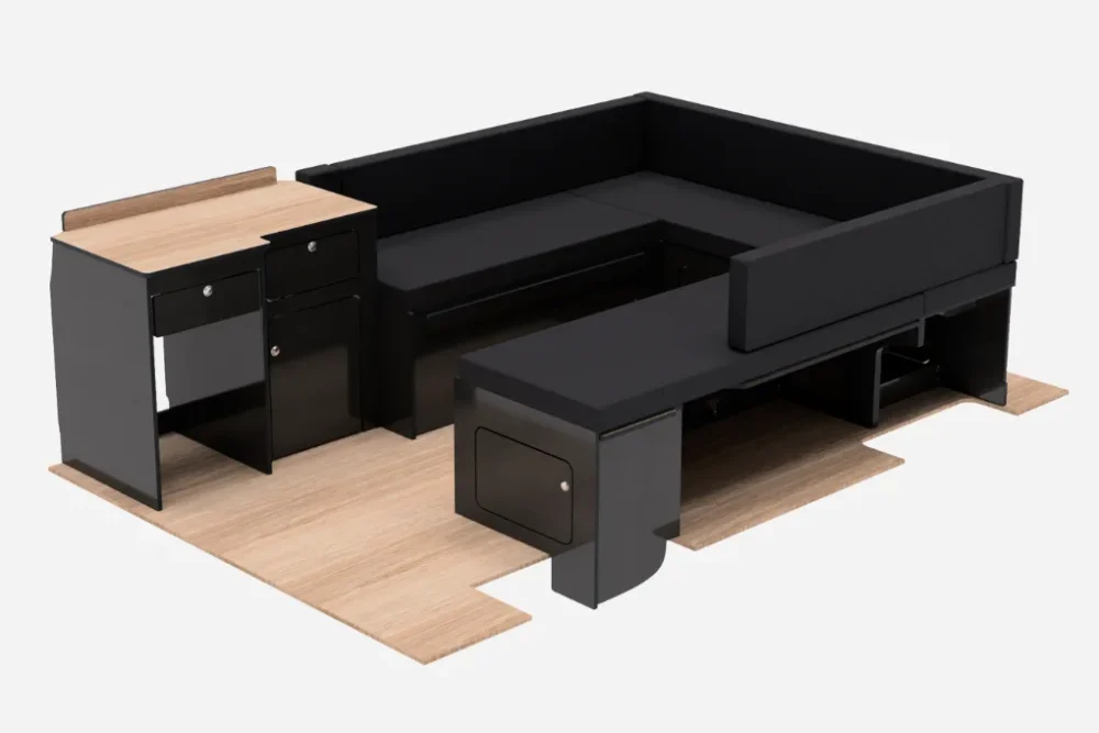 VW T7 U-Shape Bed System LWB